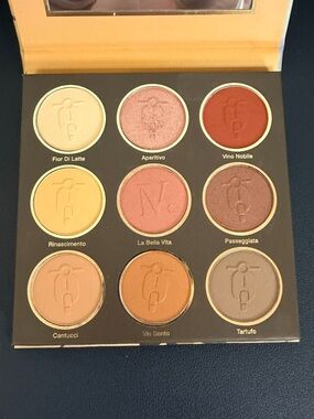 Nomad Warm Neutral Eyeshadow Palette - Cream, Peach, Coral, Bronze, Brown